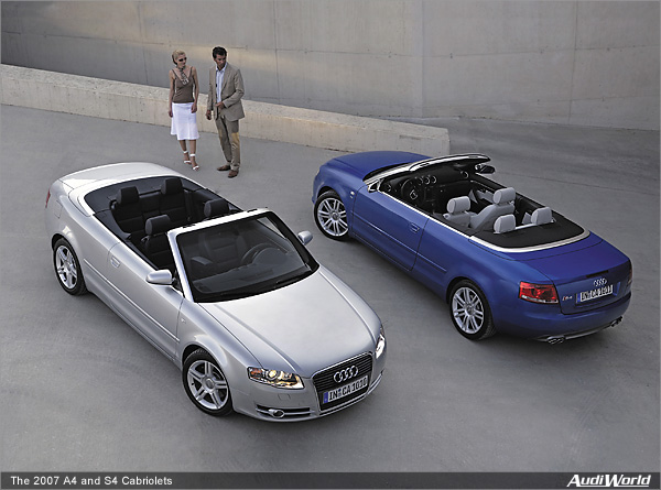 The New 2007 Audi A4 and S4 Cabriolet