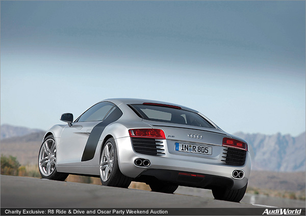 Charity Exclusive: R8 Ride and Drive and Oscar Party Weekend Auction