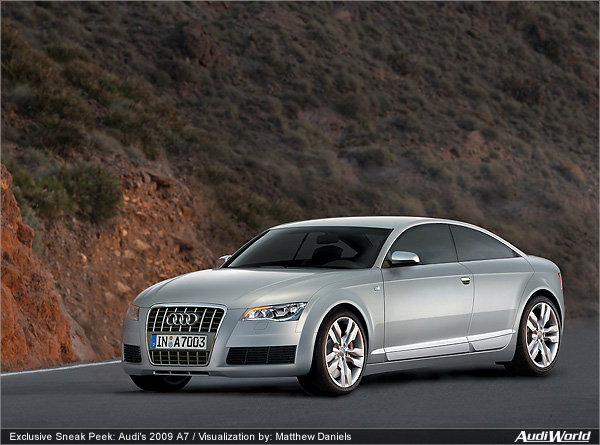Exclusive Sneak Peek: Audi's 2009 A7