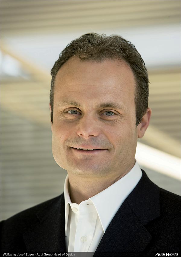 Wolfgang Josef Egger, Audi Group Head of Design