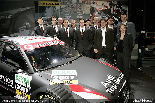Audi Completes Squad for 2007 DTM