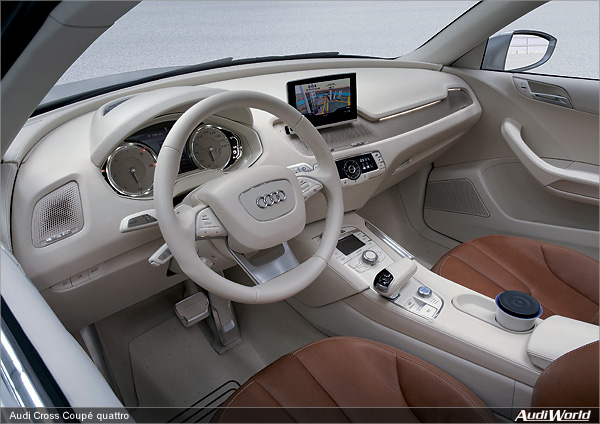 Audi Cross Coupe quattro: The Interior