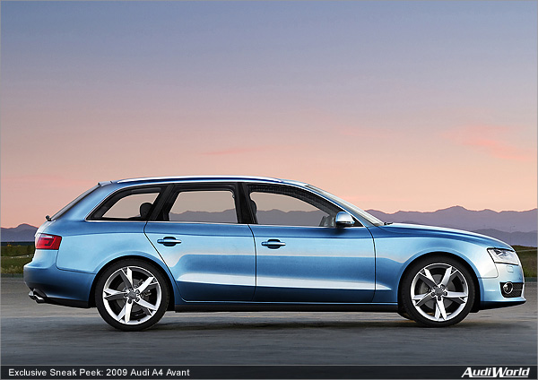 Exclusive Sneak Peek: Audi's 2009 A4