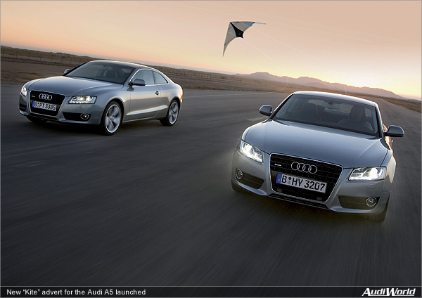 New Kite Advert for the Audi A5 Launched: A Highly Precise Crowd-Puller