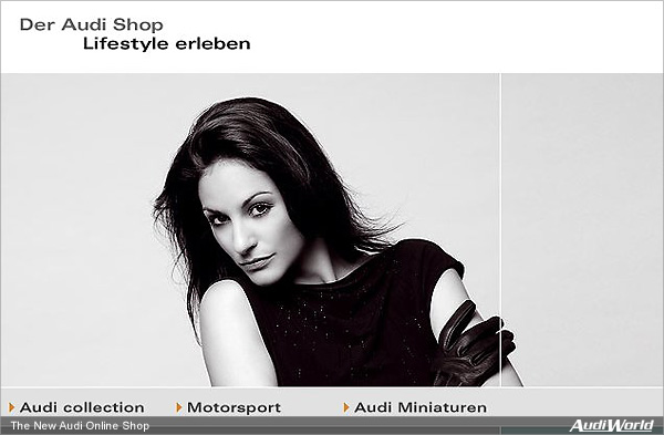 The New Audi Online Shop