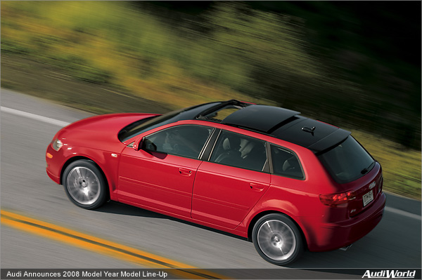 Audi Announces 2008 Model Year Model Line-Up