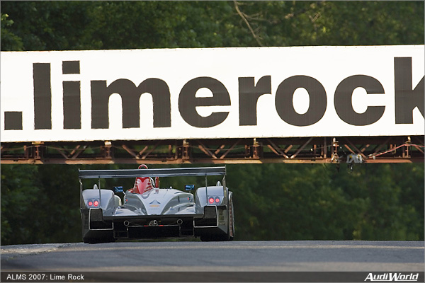 Audi Driver Allan McNish about Lime Rock