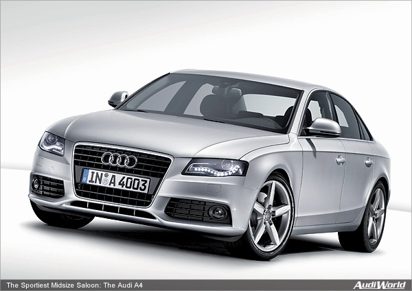 The Sportiest Midsize Saloon: The Audi A4