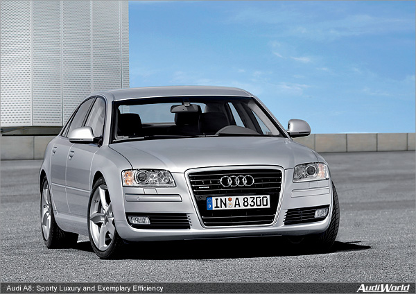Audi A8: Sporty Luxury and Exemplary Efficiency
