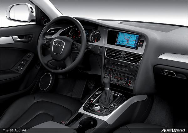The Audi A4: Interior