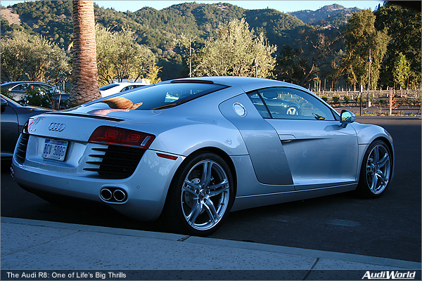 The Audi R8: One of Life's Big Thrills