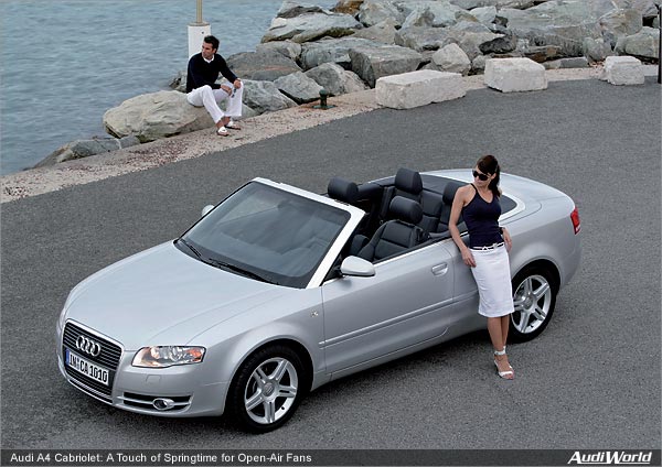 Audi A4 Cabriolet: A Touch of Springtime for Open-Air Fans