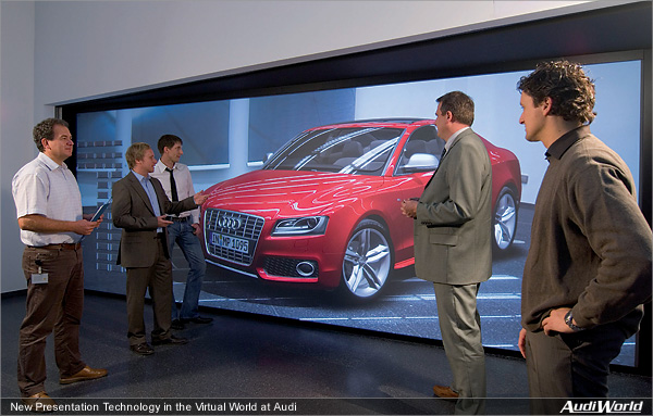 New Presentation Technology in the Virtual World at Audi: From Silver Screen to Automotive Development