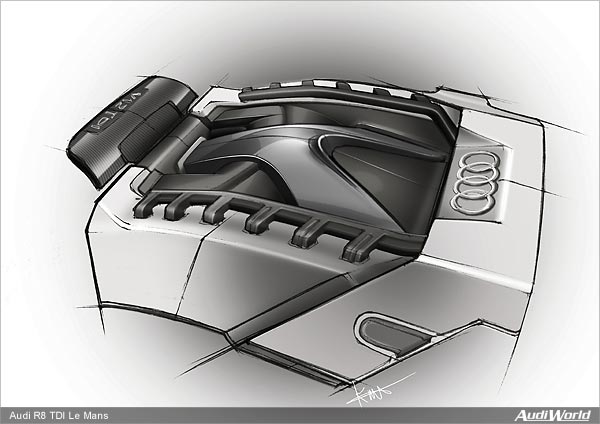 Audi R8 TDI Le Mans: The Drivetrain