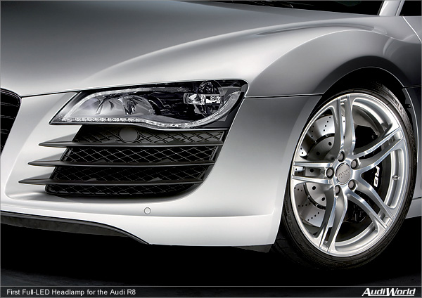 First Full-LED Headlamp for the Audi R8