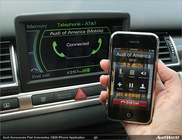 Audi Announces First Automotive OEM iPhone Application