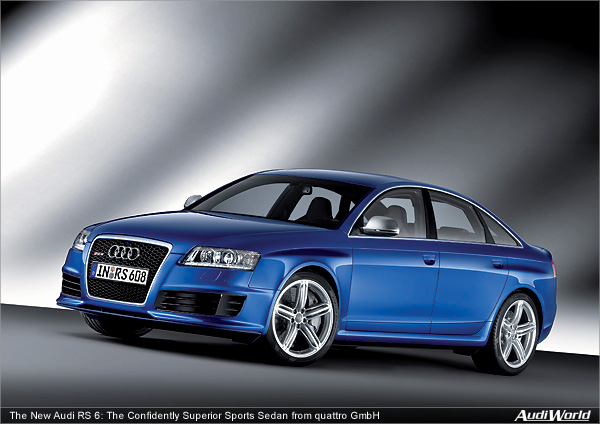The New Audi RS 6: The Confidently Superior Sports Sedan from quattro GmbH