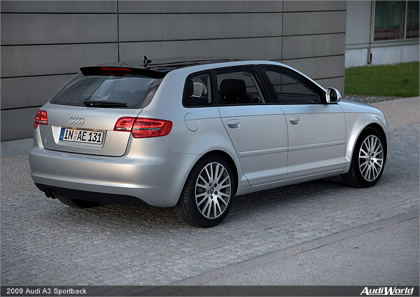 2009 Audi A3 (Sportback) Quick Reference: USA Market