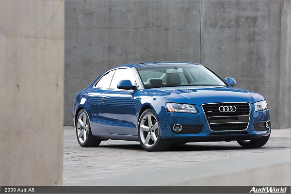 Audi A5 Wins 2009 Active Lifestyle Vehicle of the Year Recognition