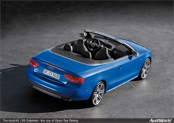 The Audi A5 / S5 Cabriolet - the Joy of Open-Top Driving