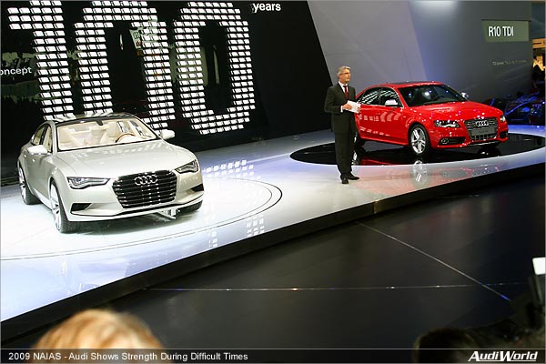 NAIAS 2009: Audi Shows Strength During Difficult Times