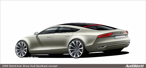 2009 Detroit Auto Show: Audi Sportback concept
