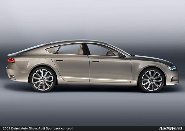 2009 Detroit Auto Show: Audi Sportback concept