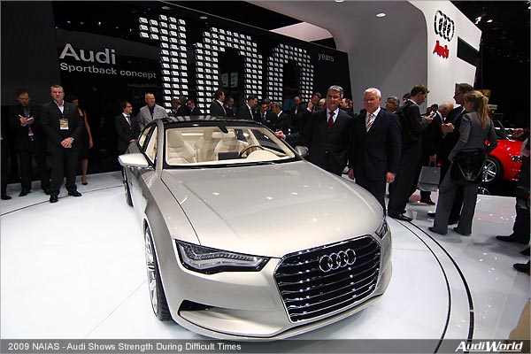 NAIAS 2009: Audi Shows Strength During Difficult Times