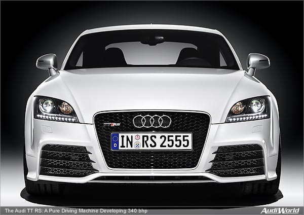 The Audi TT RS: A Pure Driving Machine Developing 340 bhp