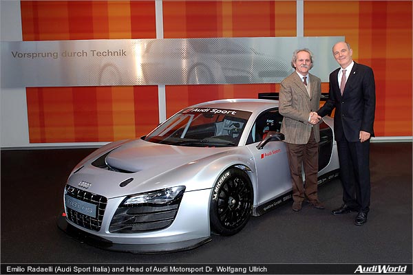 Delivery of the Audi R8 LMS has Started