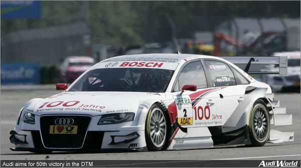 Audi aims for 50th victory in the DTM