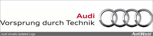 The new Audi logo: trade fair debut at the IAA