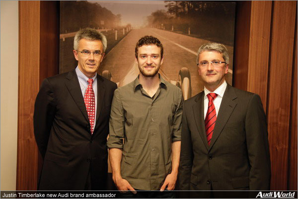 Justin Timberlake new Audi brand ambassador