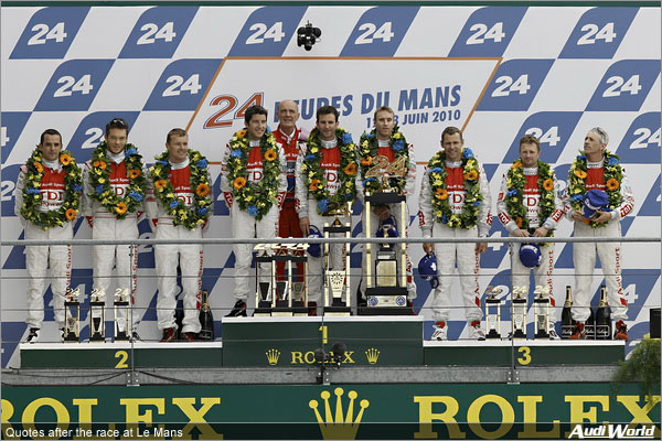 Quotes after the race at Le Mans