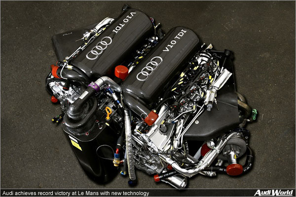 Audi achieves record victory at Le Mans with new technology