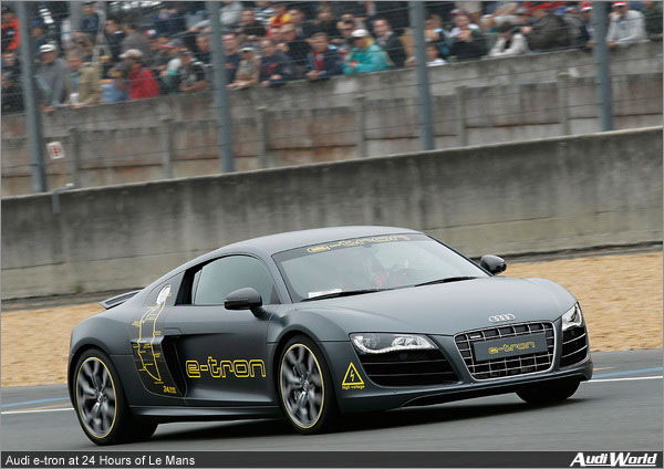 Audi e-tron at 24 Hours of Le Mans