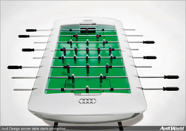 Audi Design soccer table starts production