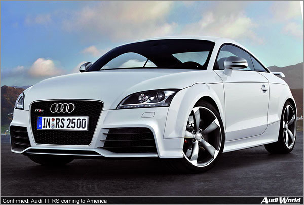 Confirmed: Audi TT RS coming to America