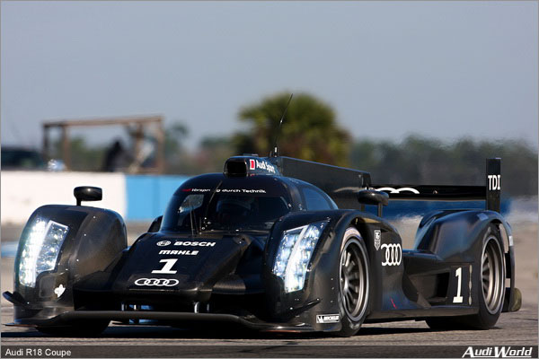 Successful test for the Audi R18