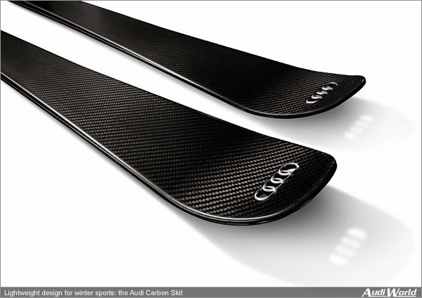 Lightweight design for winter sports: the Audi Carbon Ski