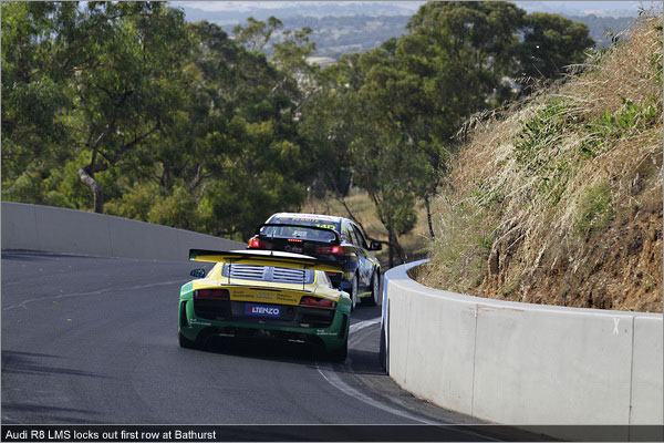 Audi R8 LMS locks out first row at Bathurst
