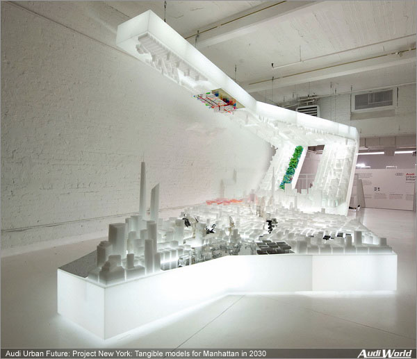 Audi Urban Future: Project New York: Tangible models for Manhattan in 2030