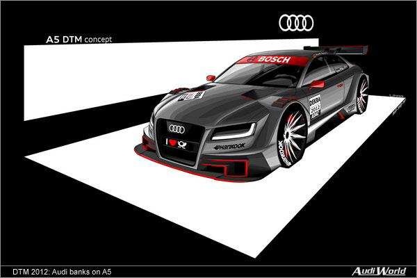 DTM 2012: Audi banks on A5