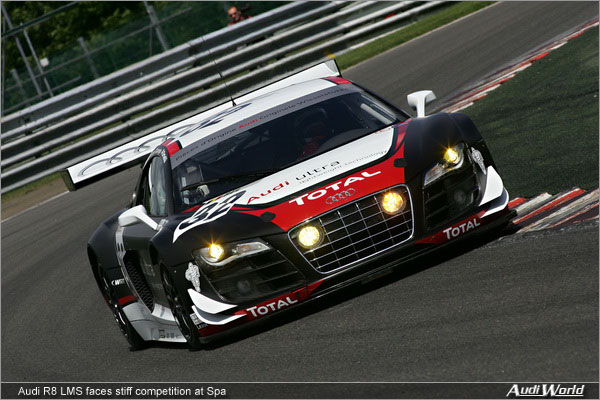 Audi R8 LMS faces stiff competition at Spa