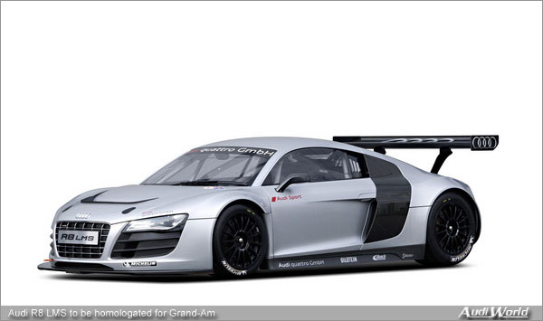 Audi R8 LMS to be homologated for Grand-Am