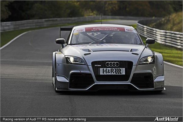 Racing version of Audi TT RS now available for ordering