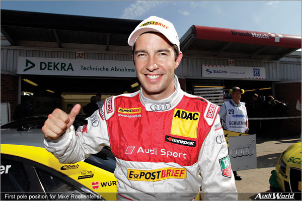 First pole position for Mike Rockenfeller with quotes after qualifying