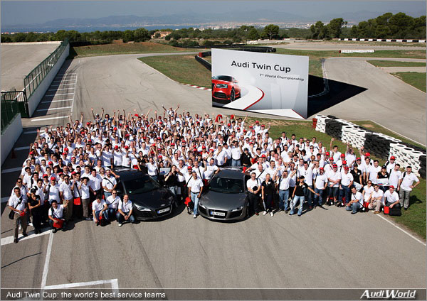Audi Twin Cup: the world's best service teams