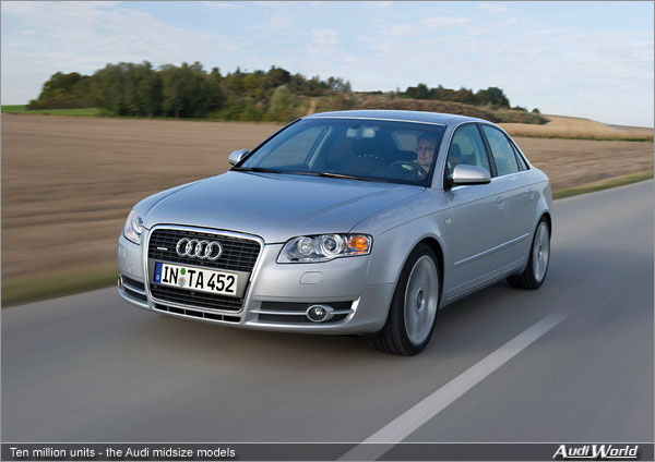 Ten million units - the Audi midsize models