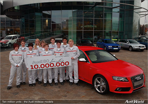 Ten million units - the Audi midsize models
